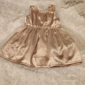 Carter's 6 months Ballerina Pink Chamagne Dress with Tule EUC